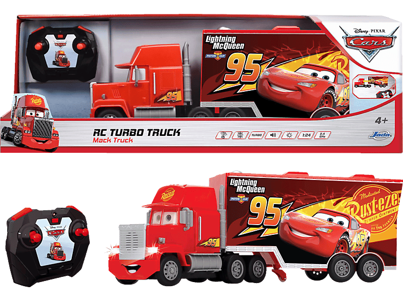 JADA R/C Cars Turbo Mack Truck R/C Spielzeugauto, Mehrfarbig