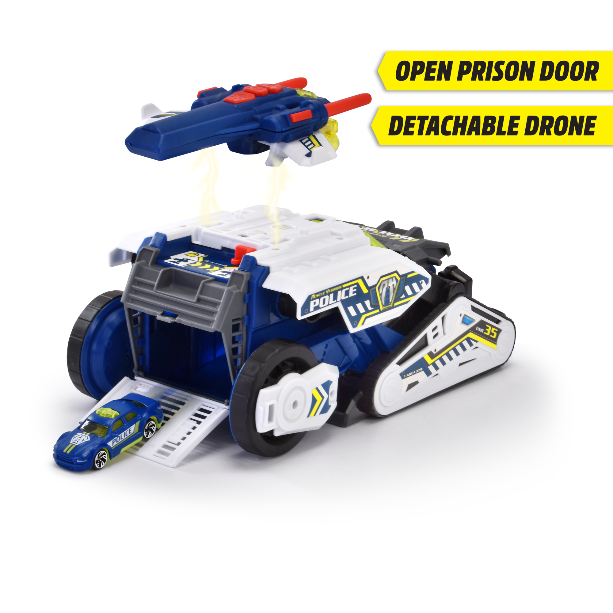 DICKIE-TOYS Police Bot Spielzeugauto Mehrfarbig