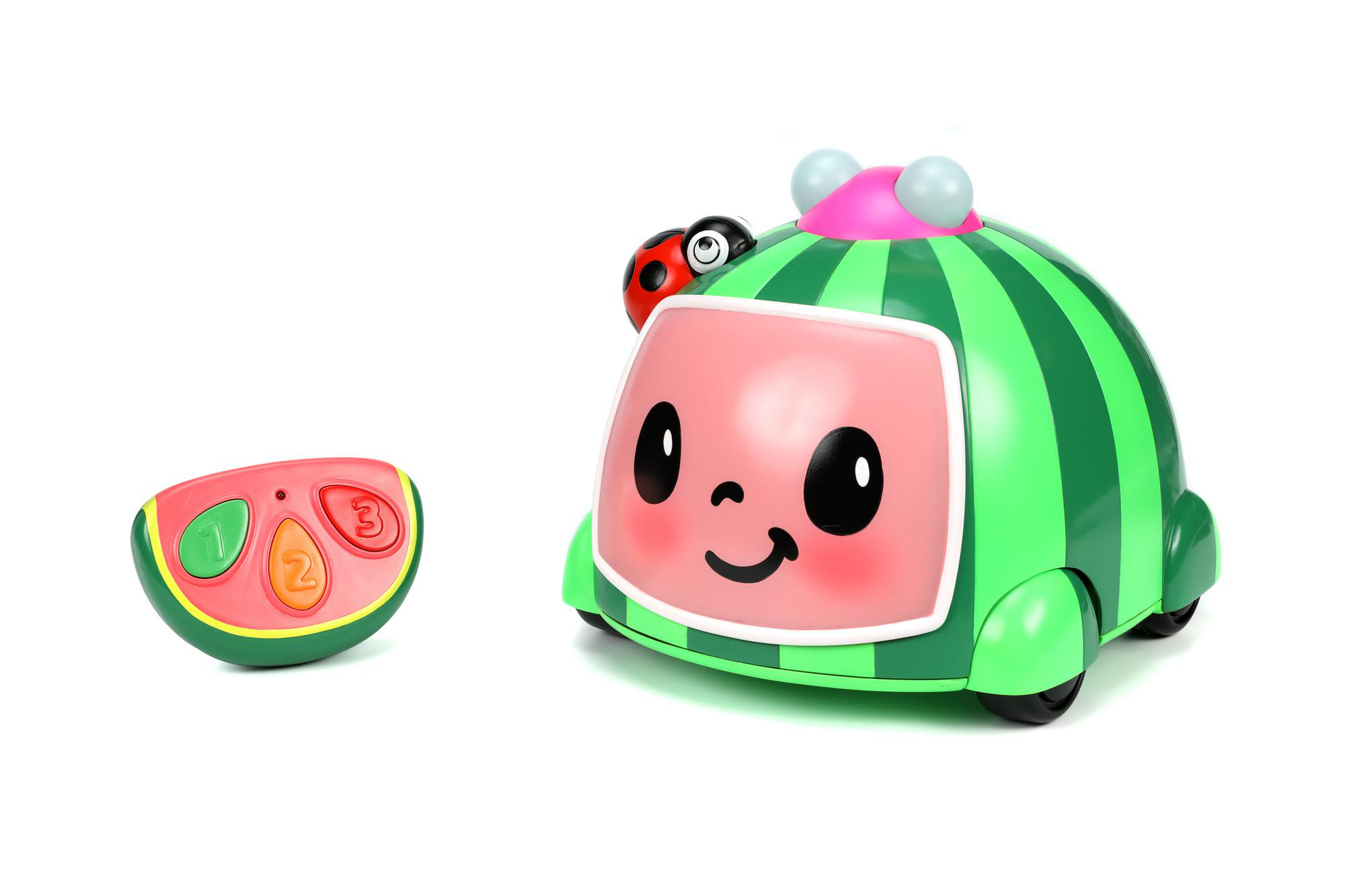 JADA Cocomelon RC Watermelon Try Me R/C Spielzeugauto, Mehrfarbig