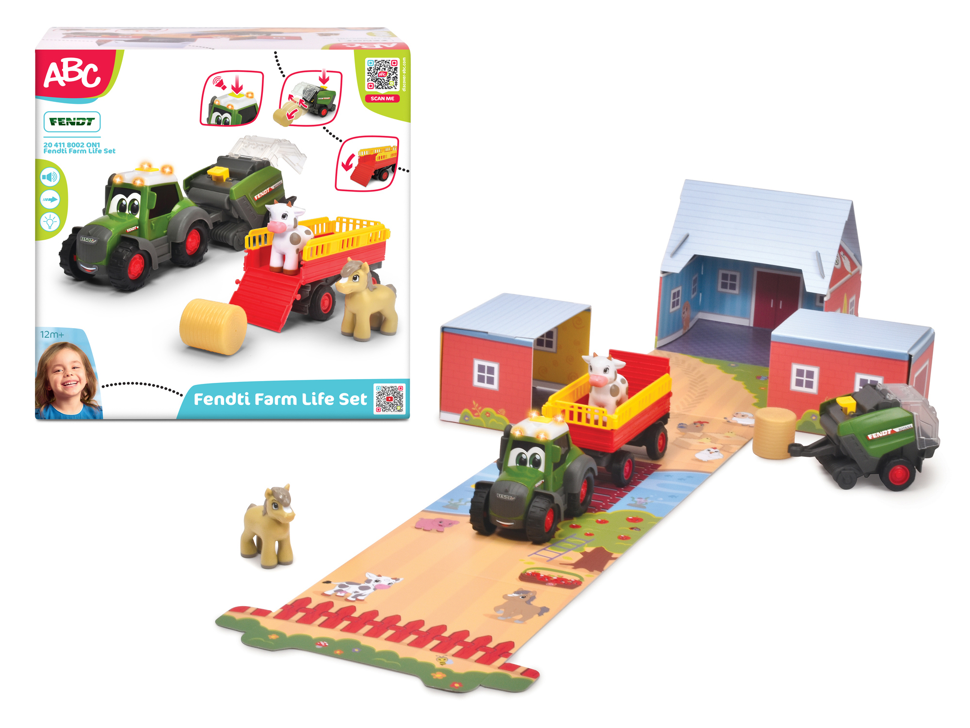 DICKIE-TOYS ABC Fendti Farm Life Mehrfarbig Spielset Set