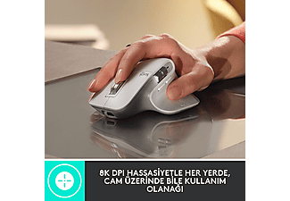 LOGITECH MX Master 3S Performans 8000 DPI Optik Sensörlü Sessiz Kablosuz Mouse - Siyah_1