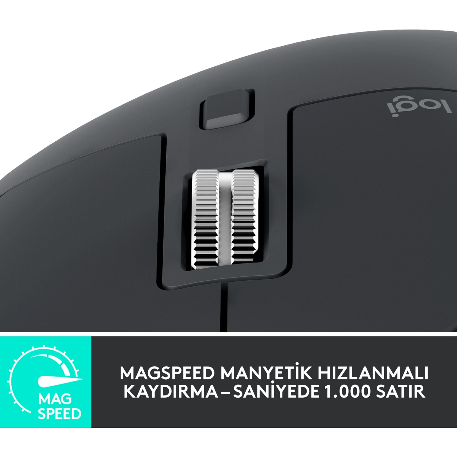 LOGITECH MX Master 3S Performans 8000 DPI Optik Sensörlü Sessiz