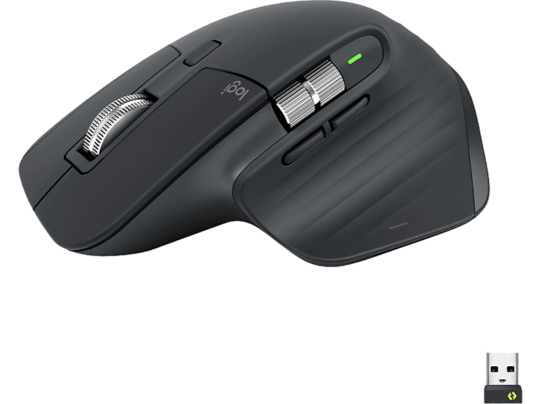 LOGITECH MX Master 3S Performans 8000 DPI Optik Sensörlü Sessiz Kablosuz Mouse - Siyah