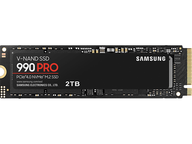 SAMSUNG 990 PRO Gaming Festplatte, SSD M.2 2 TB NVMe, intern via