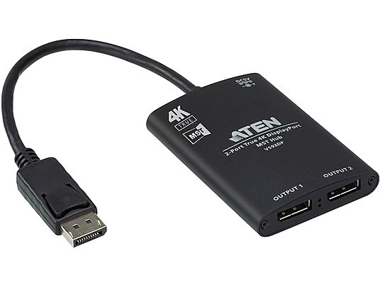 ATEN VS92DP - Adaptateur USB-A/DisplayPort (Noir)