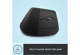 LOGITECH Lift Sessiz Kablosuz Ergonomik Dikey Mouse - Siyah_4