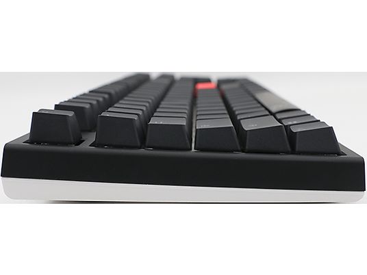 DUCKY ONE 2 Backlit - Gaming-Tastatur, Kabelgebunden, QWERTZ, Full size, Mechanisch, Cherry MX Silent Red, Schwarz
