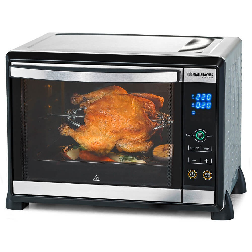 ROMMELSBACHER BGE 1580/E - Minibackofen (Edelstahl)