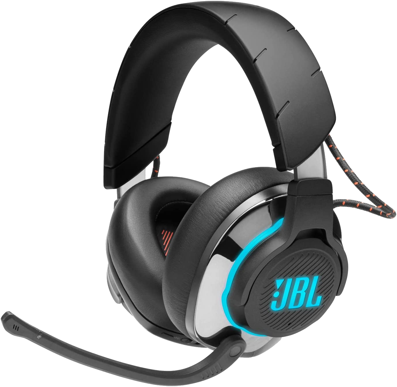 Auriculares gaming - JBL JBLQ810WLBLK, Bluetooth, Inalámbrico y alámbrico, Micrófono, 43 h, Negro