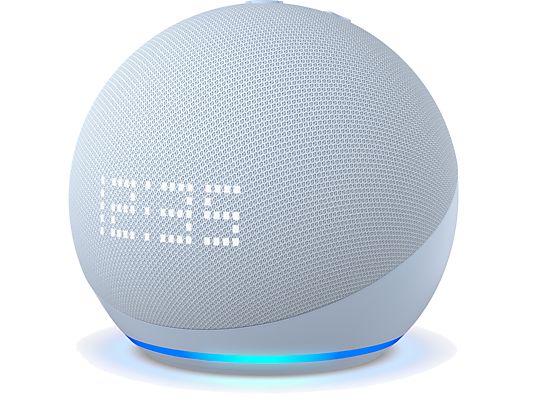 Altavoz inteligente - Amazon Echo Dot (5ª Gen 2022) con reloj, Controlador de Hogar, Gris azulado