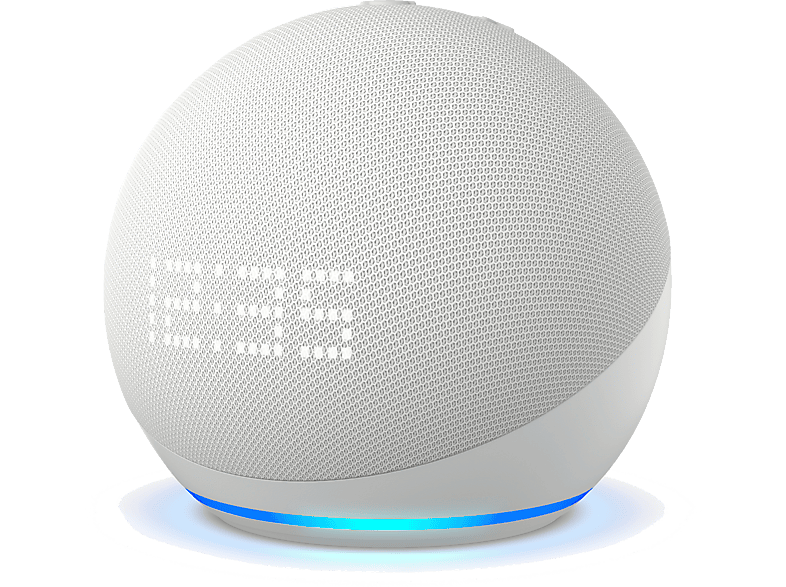 Echo Dot con reloj (5.ª generación, modelo de 2022) | Bocina inteligente  con reloj y Alexa | Azul