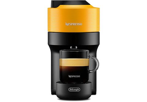 Krups Nespresso - Cafetera de cápsulas, automática, 1260 W, 0.8 L,  negro/amarillo : : Hogar y cocina