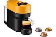 Cafetera de cápsulas - Nespresso® De'Longhi Vertuo Pop ENV90.Y, 1260W, 0.56 l, Calentamiento 30s, Tecnología Centrifusión™, Bluetooth, Wi-Fi, Amarillo