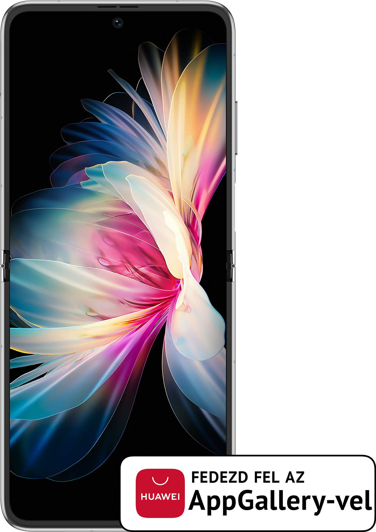HUAWEI P50 POCKET 8/256 GB DualSIM Fehér Kártyafüggetlen Okostelefon