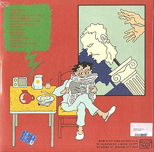 Album borítója egy férfival, aki újságot olvas.