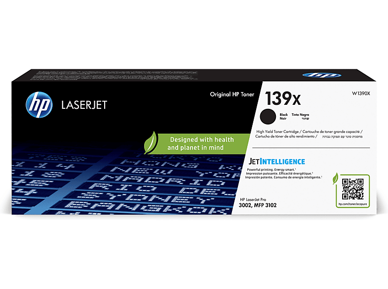 HP 139X Schwarz Original LaserJet Tonerkartusche mit hoher Reichweite