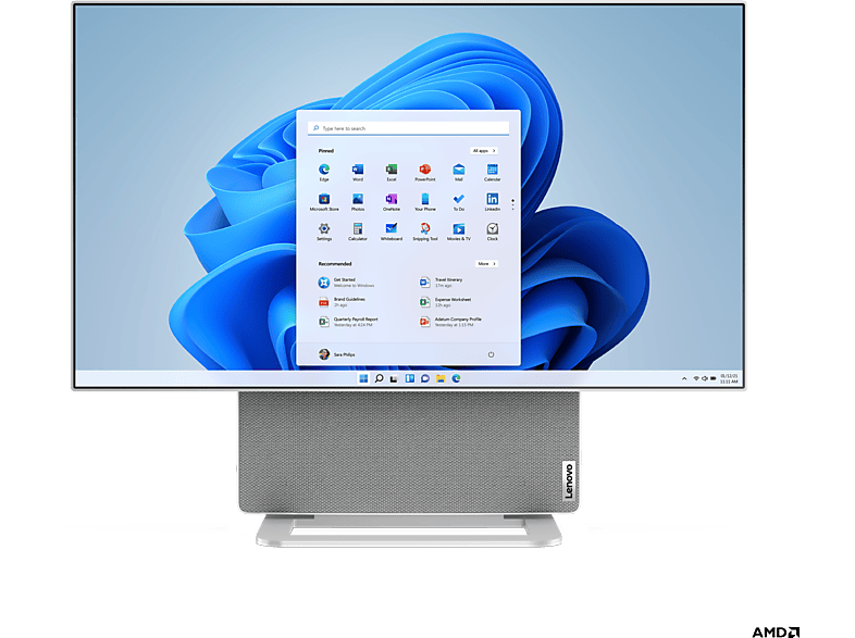 LENOVO Yoga AIO 7, All in One PC, mit 27 Zoll Display, AMD Ryzen™ 7 6800H Prozessor, 32 GB RAM