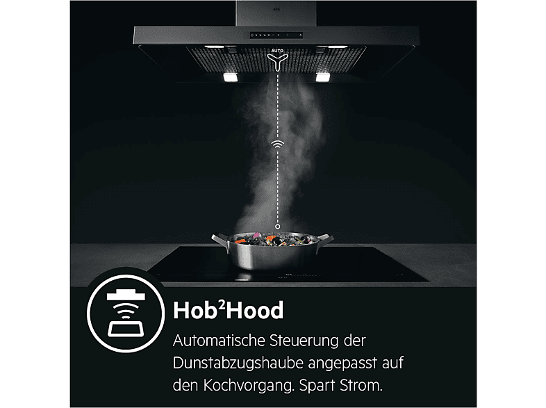 AEG DVE5961HB, Dunstabzugshaube (898 mm breit, 396,4 tief)