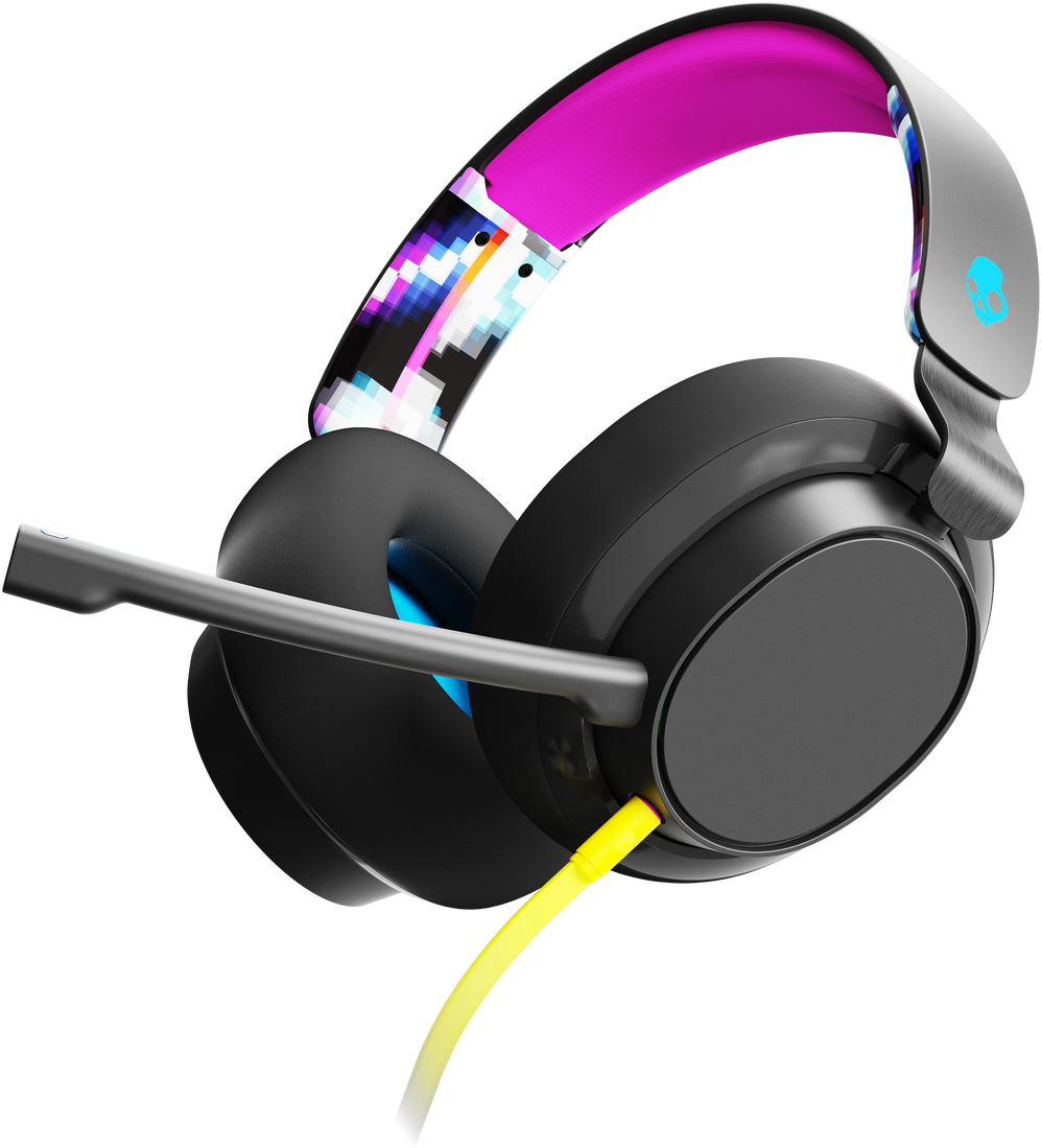 SKULLCANDY SLYR gaming vezetékes fejhallgató mikrofonnal, 3,5 mm jack, fekete (S6SYY-P003)