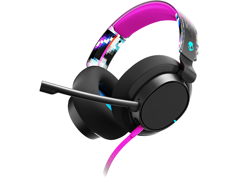 SKULLCANDY SLYR PRO gaming vezetékes fejhallgató mikrofonnal, USB Type-C, USB-A, fekete (S6SPY-P003)