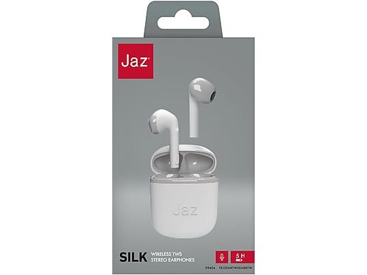 SBS Jaz Silk - Cuffie senza fili reali (In-ear, Bianco)