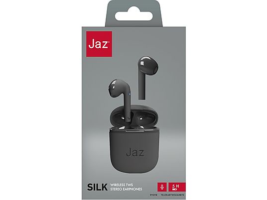 SBS Jaz Silk - Véritables écouteurs sans fil (In-ear, Noir)