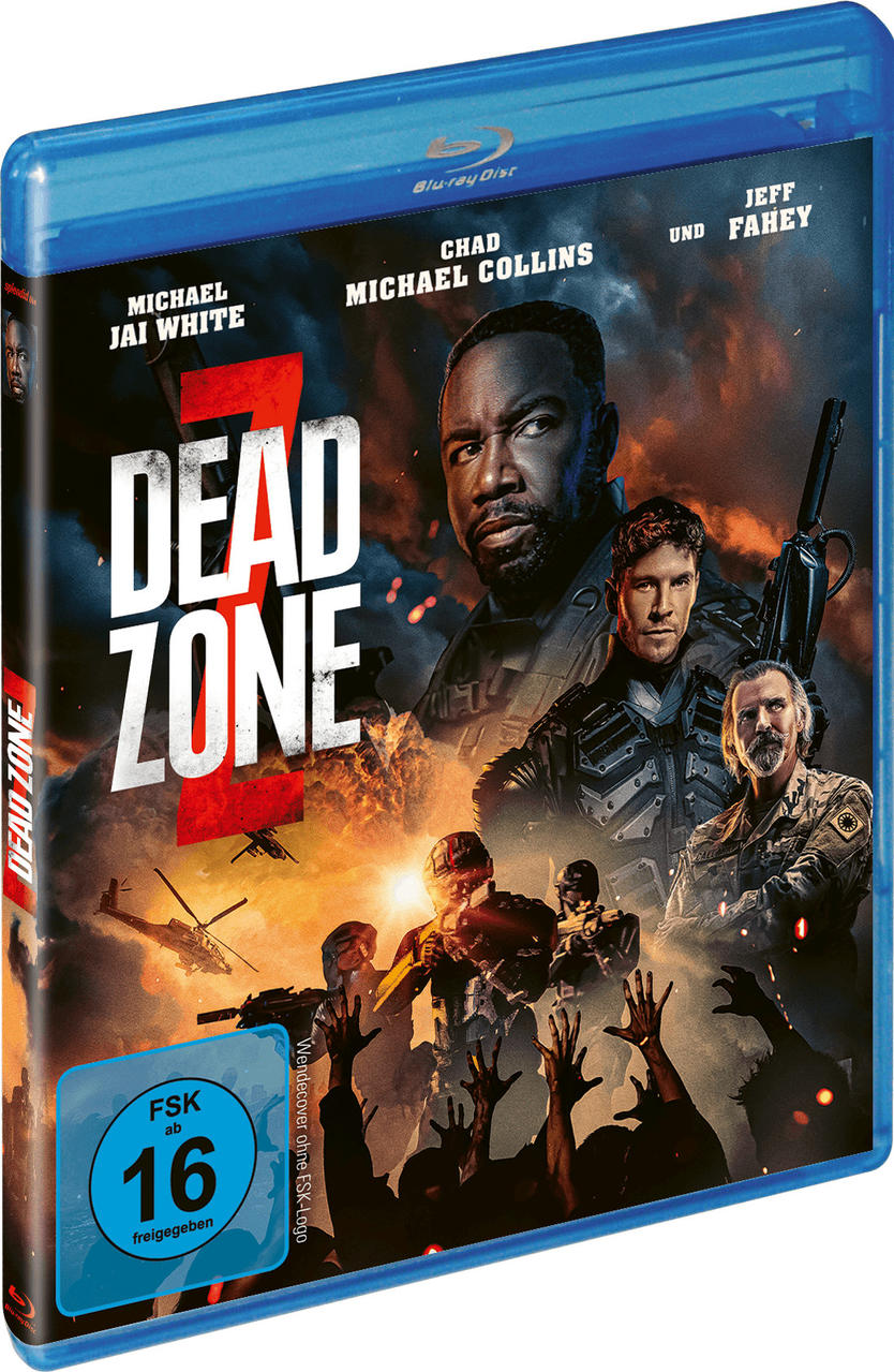 Filmcover mit Darstellern und Titel 'Dead Zone 7' auf einer Blu-ray Disc.