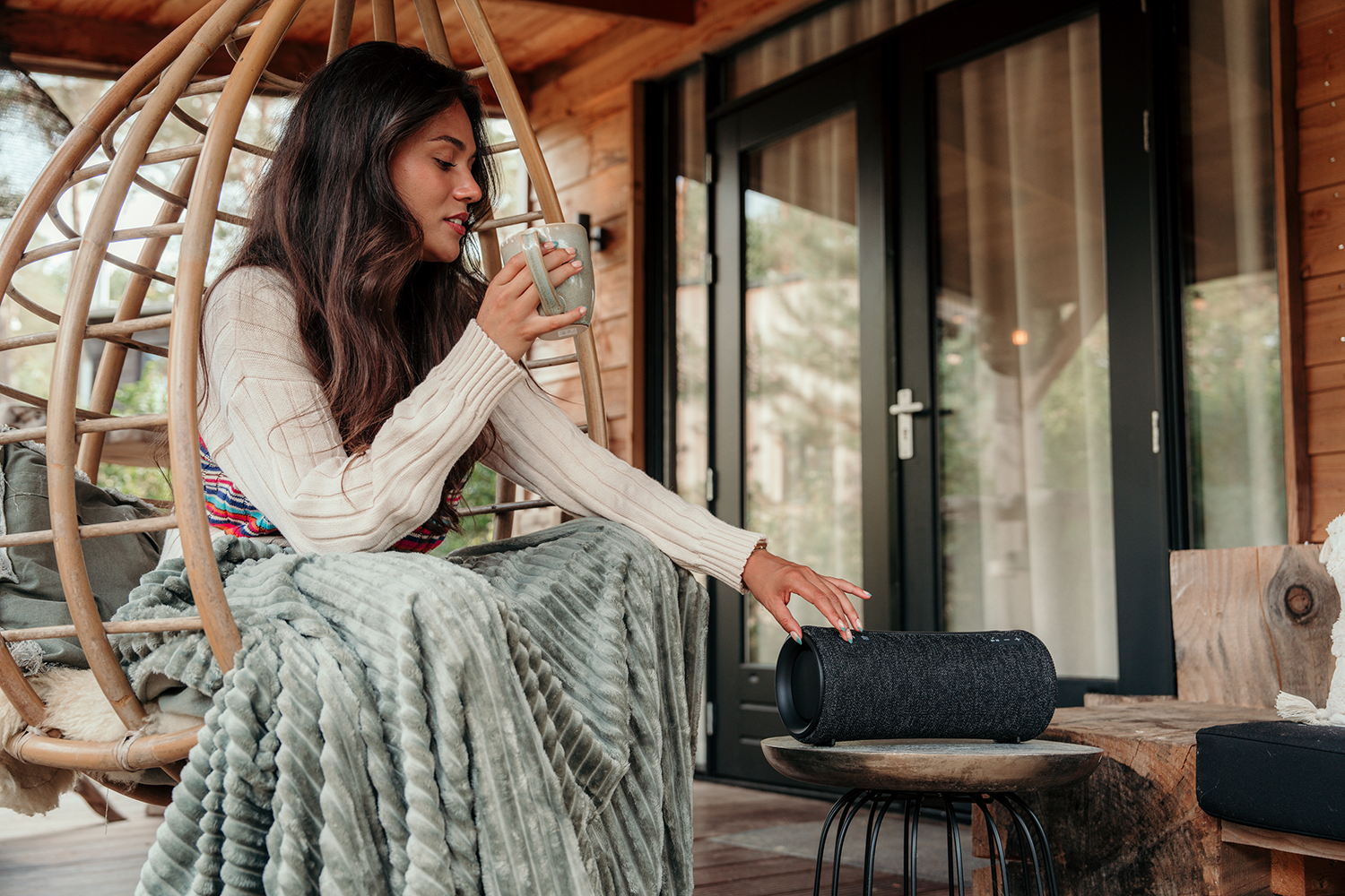 SONY SRS-XG300 Draagbare speaker Zwart