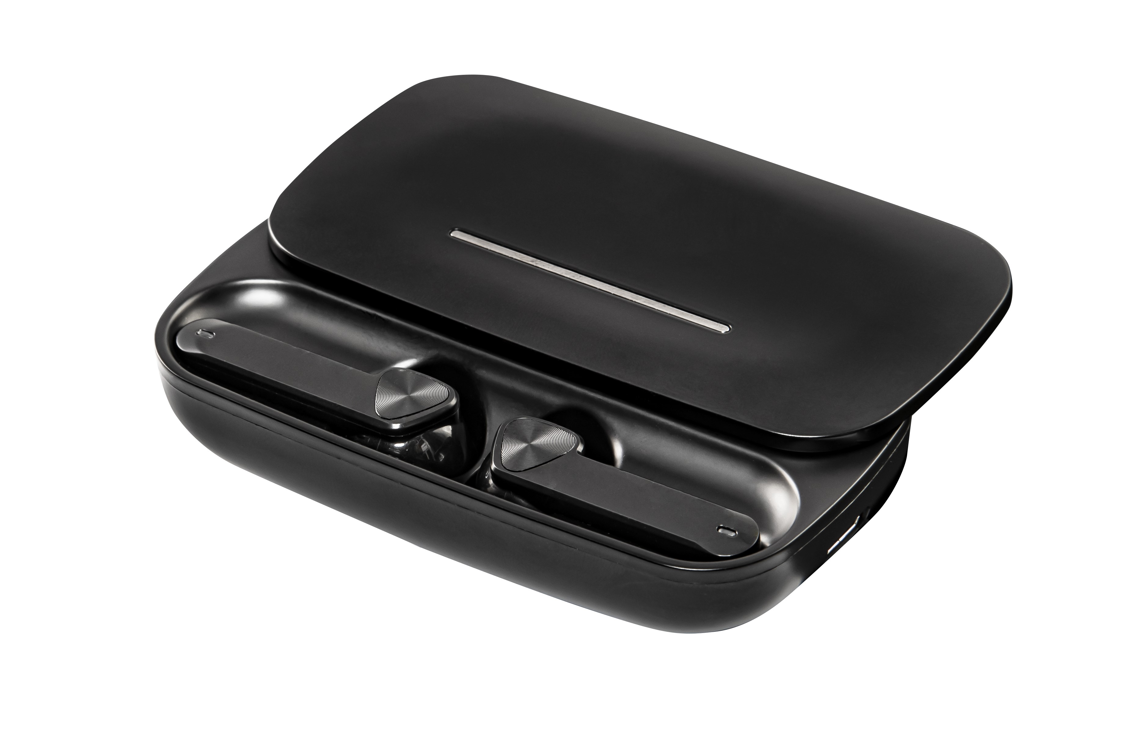 ISY ITW-2000-1-BK, In-ear True Wireless Kopfhörer Bluetooth Schwarz
