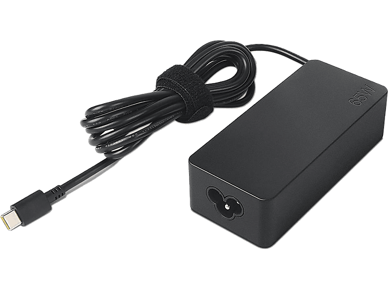 REACONDICIONADO Seminuevo Muy bueno Cargador para portátil - Lenovo USB-C 65W AC Adapter(CE), 100-240 V, Negro