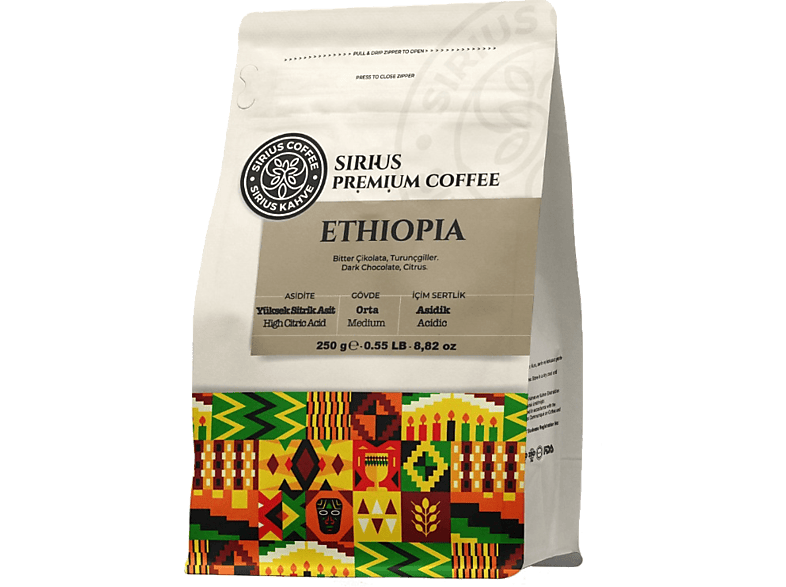 SIRIUS Premium 250gr Filtre Kahve Ethiopia