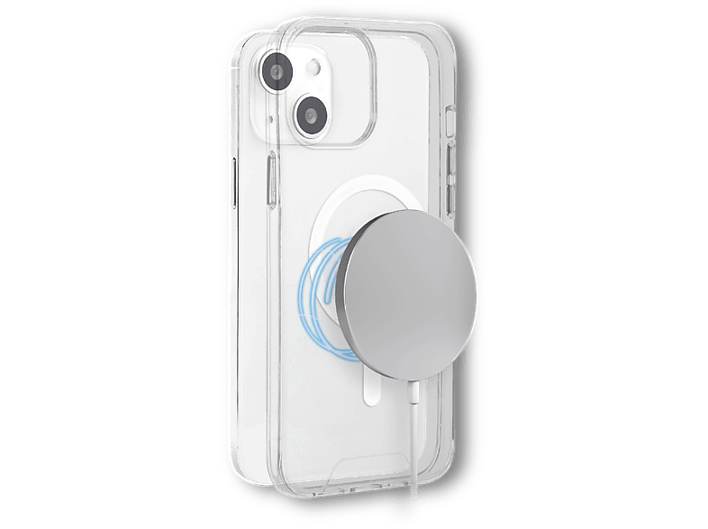 Funda móvil - ISY ISC-1107 Mag, Para iPhone 14, Trasera, TPU, Transparente