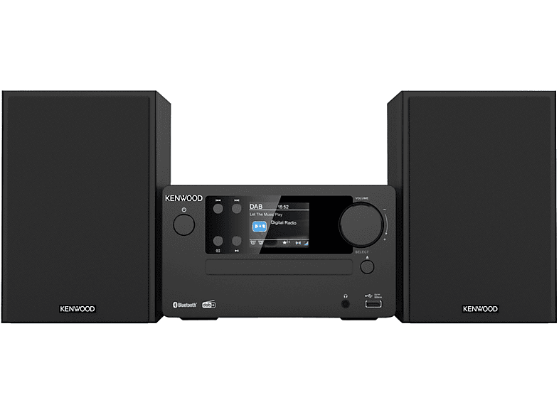 Kenwood M-725DAB-B Micro HiFi-System, schwarz