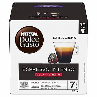 NESCAFE' DOLCE GUSTO Capsule Dolce Gusto Espresso Intenso Decaffeinato NDG INTENSO DEC MAGNUM, 0,112 kg