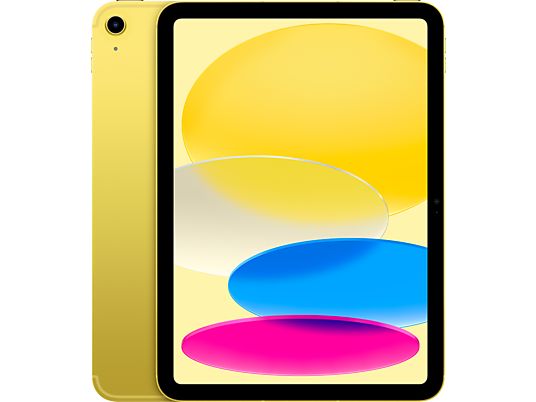 APPLE iPad (2022) Wi-Fi + Cellular - Tablet (10.9 ", 256 GB, Yellow)