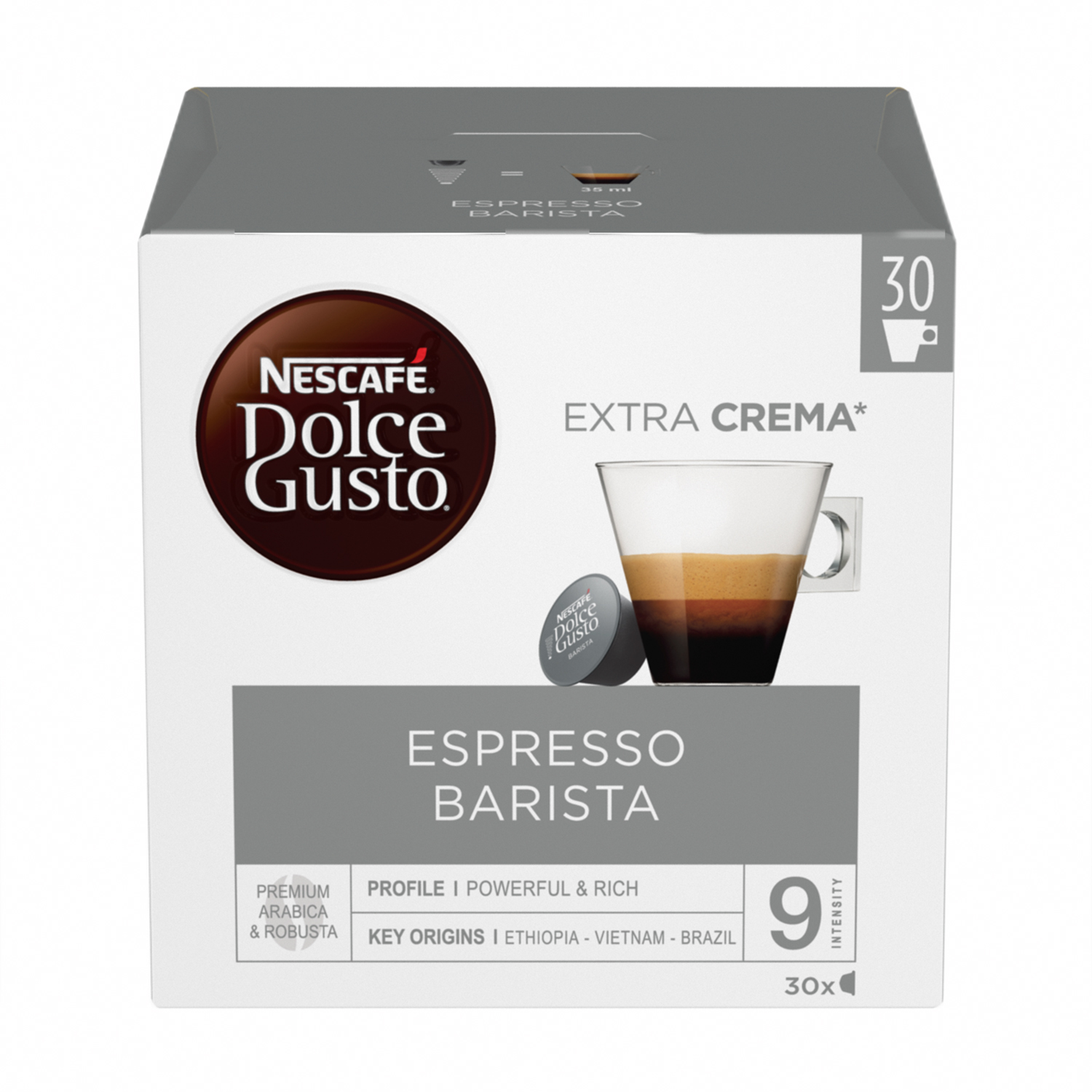 Nescafe' Dolce Gusto Capsule Dolce Gusto Espresso Barista NDG Barista Magnum