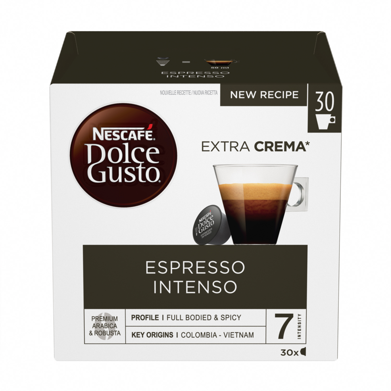 Nescafe' Dolce Gusto Capsule Dolce Gusto Espresso Intenso NDG Intenso Magnum