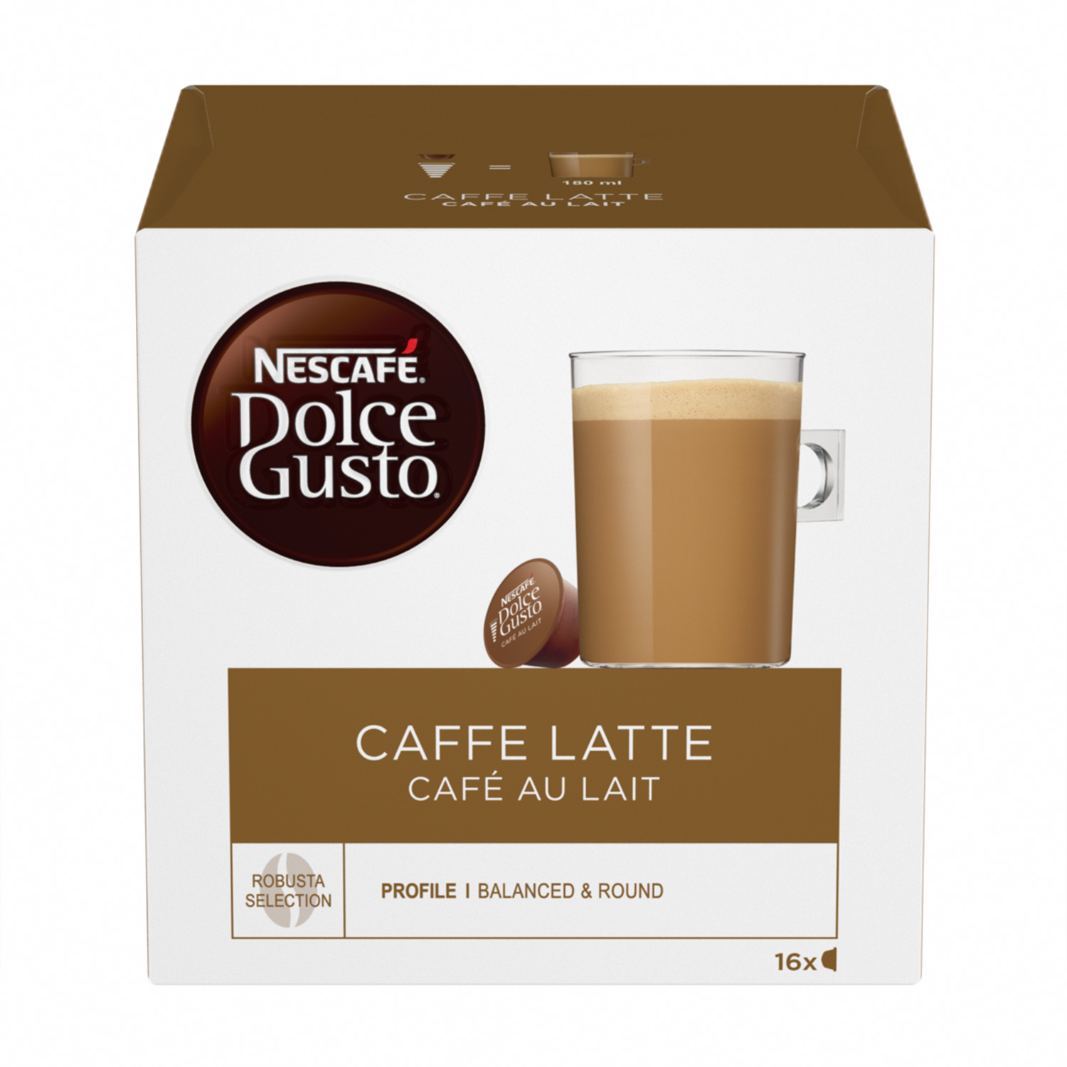 Nescafe' Dolce Gusto Capsule Dolce Gusto Caffelatte NDG Caffelatte