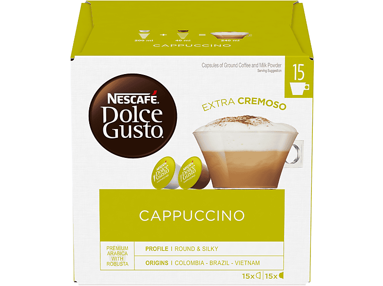 Nescafe' Dolce Gusto Capsule Dolce Gusto Cappuccino, 30 Capsule Ndg Cappuccino Magnum