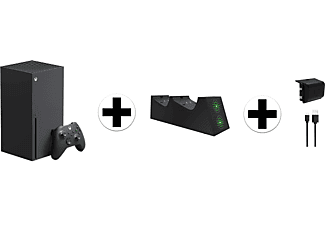 MICROSOFT Xbox Series X 1TB + Qware Dual Charger + Qware Batterypack