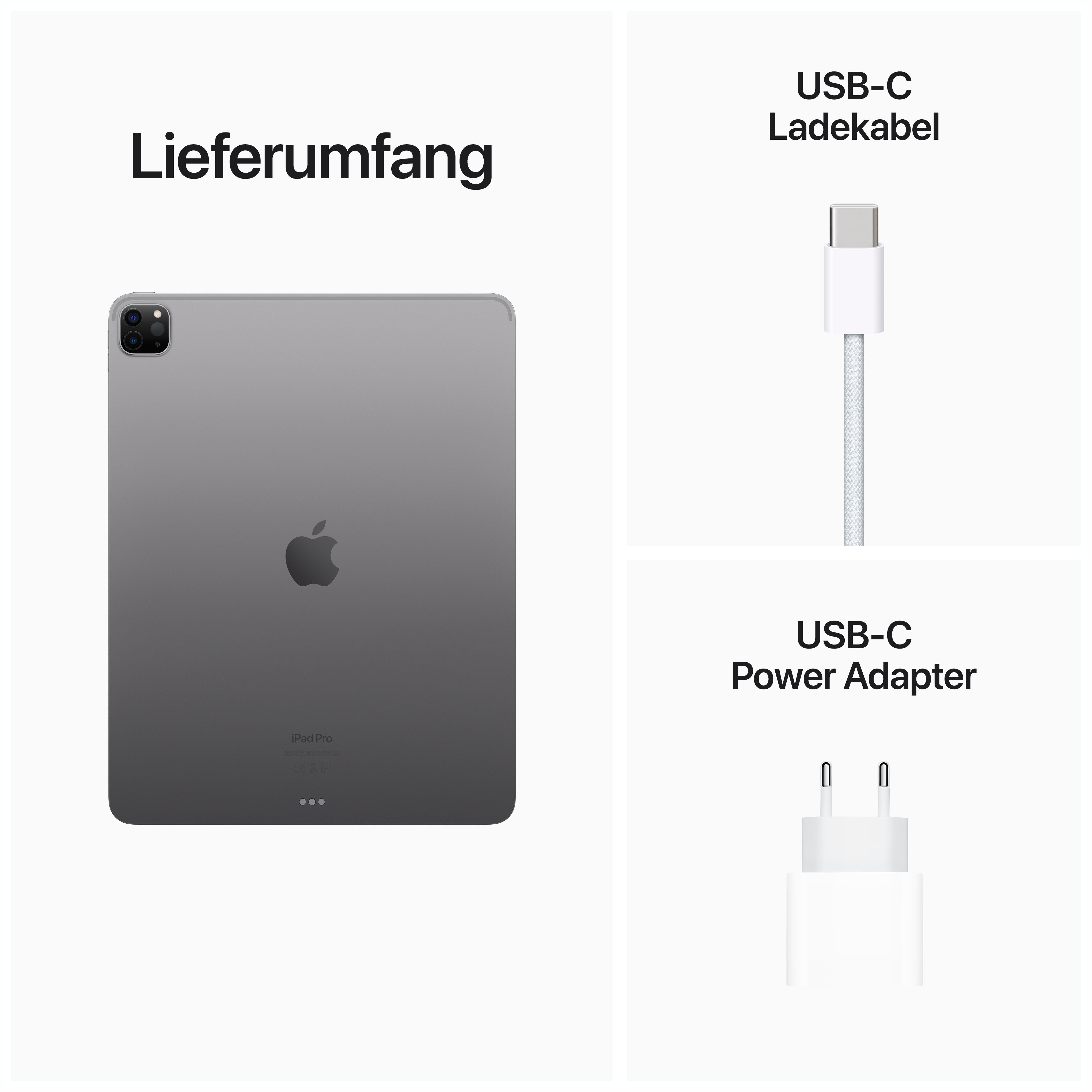 APPLE iPad Pro 12.9 Wi-Fi (2022), Tablet, 1 TB, 12,9 Zoll, Space Grau