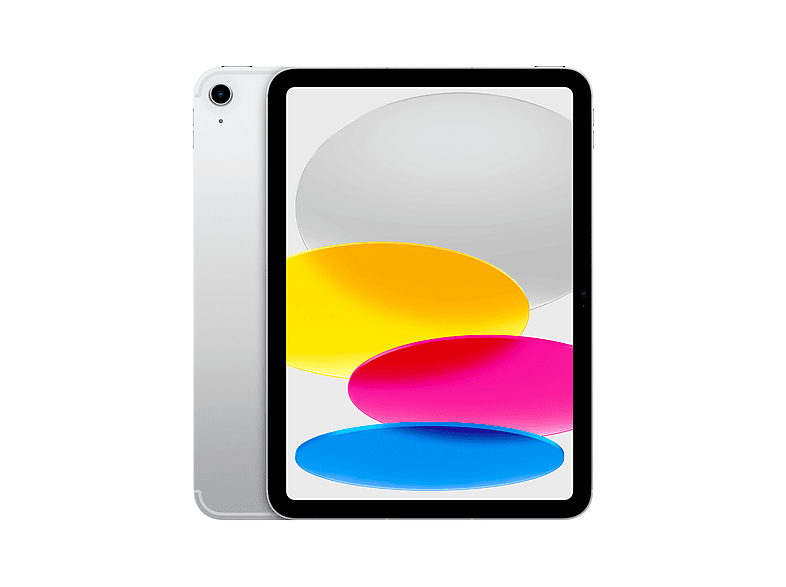 APPLE iPad Wi-Fi - Cellular (10. Generation 2022), Tablet, 256 GB, 10,9 Zoll, Silber