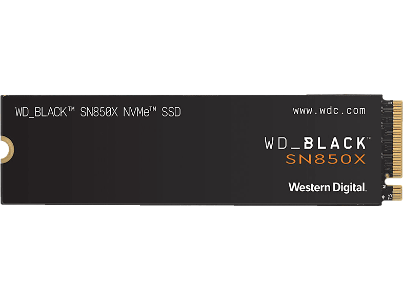 WD_BLACK SN850X NVMe WDS200T2X0E SSD, 2 TB SSD PCI Express, intern
