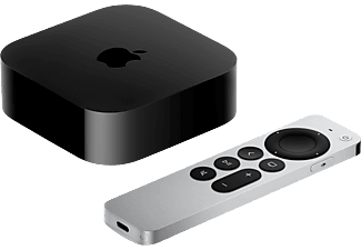 APPLE TV 4K 64 GB (Wi‑Fi, 2022) - Lettore multimediale (Nero/Argento)