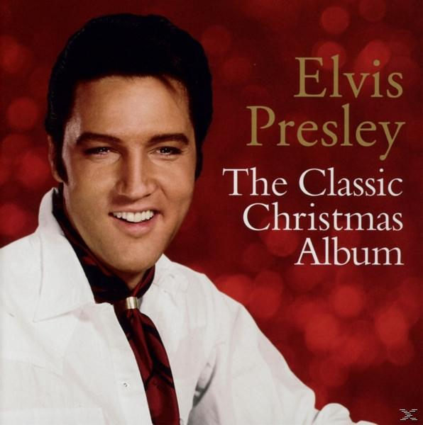 Elvis Presley arca a karácsonyi albumának borítóján, mellette szöveggel.