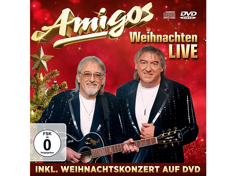 Die Amigos - Weihnachten Live-inkl.Weihnachtskonzert auf DVD  - (CD + DVD Video)