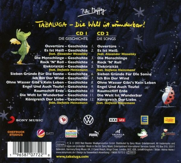 CD-Cover mit deutschem Text und verschiedenen Logos. Eine grüne Drachenillustration ist vorhanden.