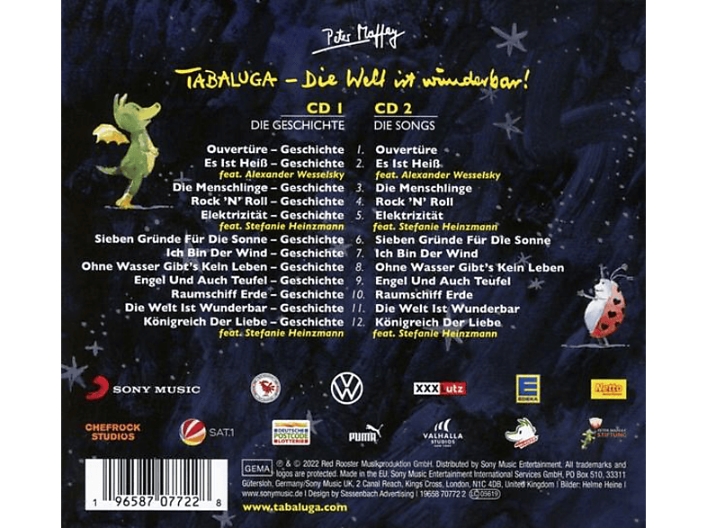 Thumbnail - Peter Maffay - Tabaluga Die Welt Ist Wunderbar (CD)