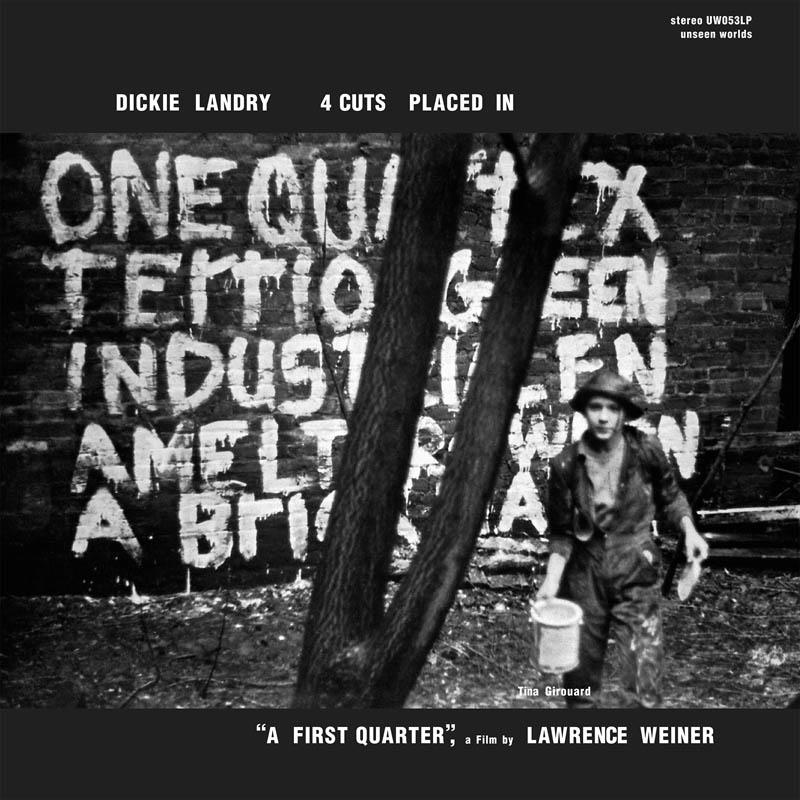 Dickie Landry - 4 First (Vinyl) - Cuts In Quarter\