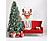 FAMILY CHRISTMAS Karácsonyi öntapadós 3D falmatrica - adventi kalendárium - rénszarvas